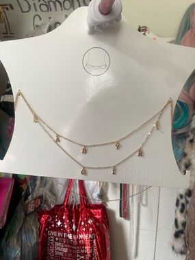 Waist Chain Dangle Belly Faux Gold Jewelry Adult Sizing ‘Baby Girl’